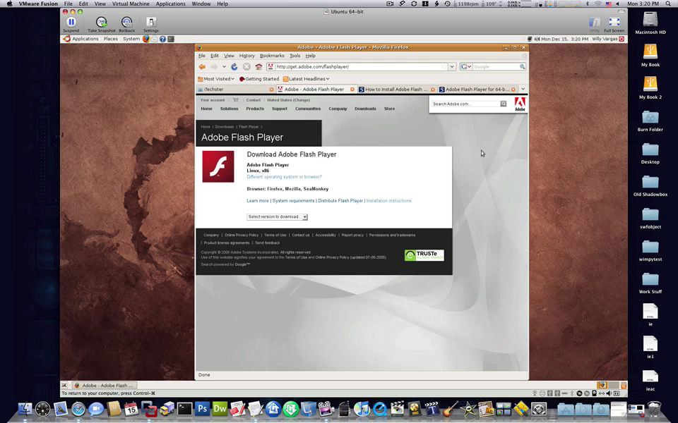 Install Adobe Flash Player Ubuntu 64 Bit